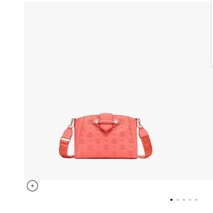 MCM Vibrant Coral Crossbody Bag